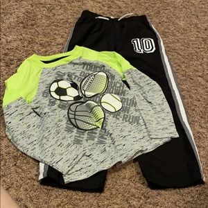 Boy sweat pants outfit